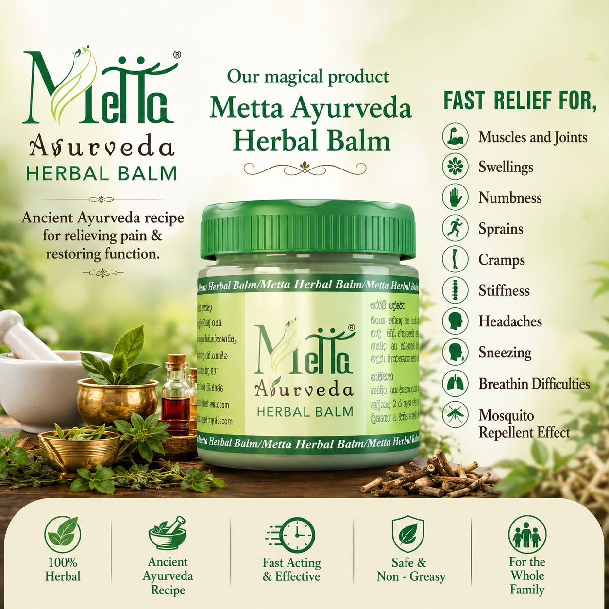 MeTTa Herbal Balm